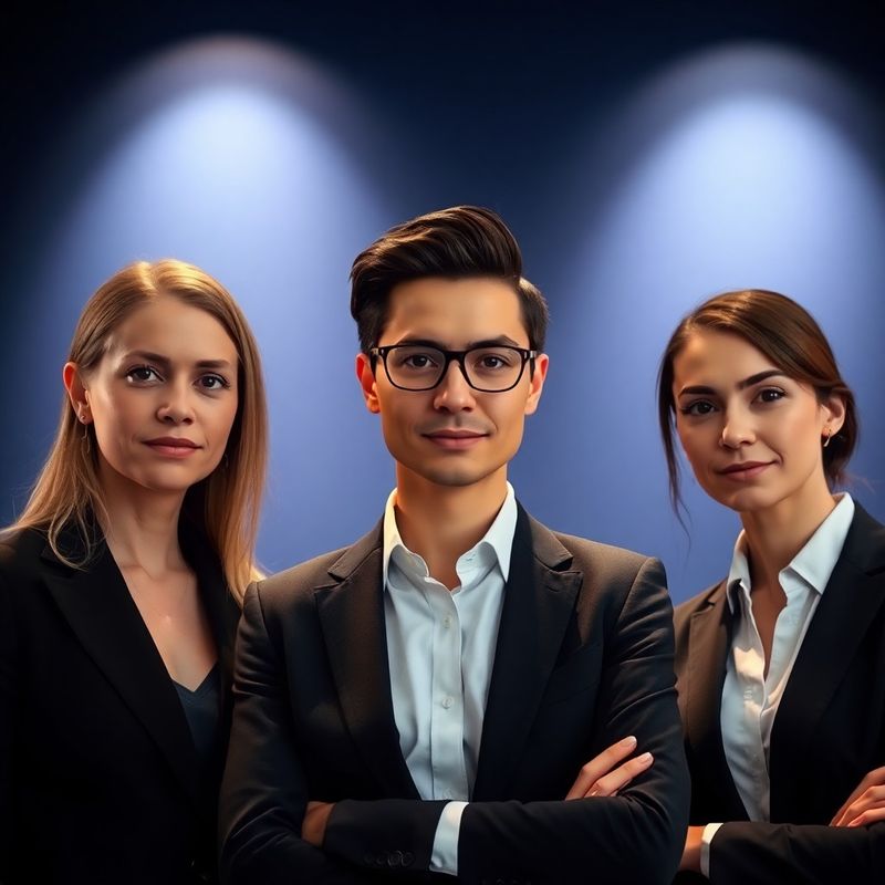 Echipa ConsultHarbor în studio editorial